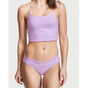 Трусики Lace Waist Cotton Hiphugger Panty Unicorn purple