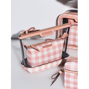 Косметичка 2 в 1 AM PM Beauty Bag Duo Coral plaid