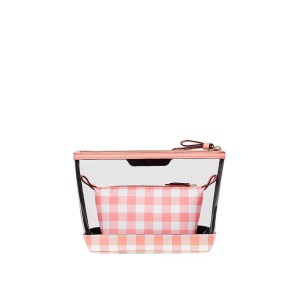 Косметичка 2 в 1 AM PM Beauty Bag Duo Coral plaid