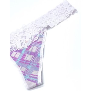 Трусики Lavender Lace Waist Thong panty