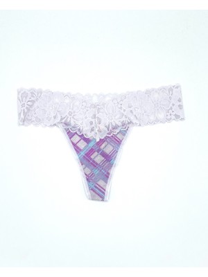 Трусики Lavender Lace Waist Thong panty