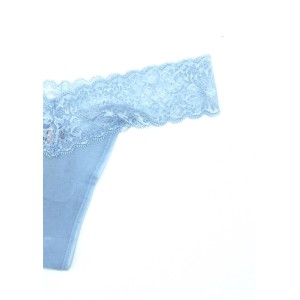 Трусики Sky Blue Lace Waist Thong panty
