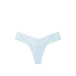 Трусики Sky Blue Lace Waist Thong panty
