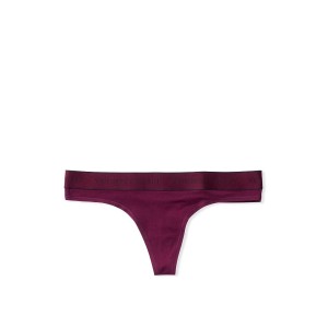 Трусики стринги Cotton Thong Panty logo VS Kir