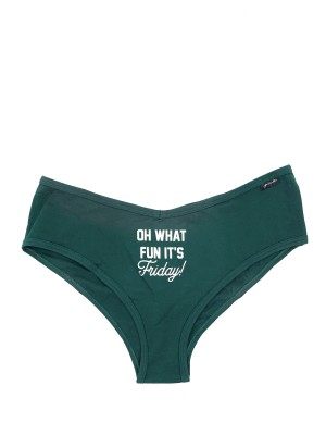 Трусики PINK Cotton Cheekster Panty print Friday
