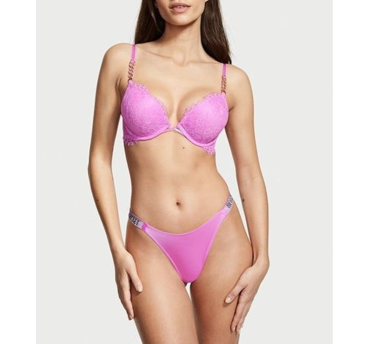 Трусики Shine Strap Thong panty Berry Gelato