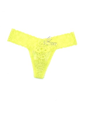 Трусики Lace Waist Thong panty Lemon juice