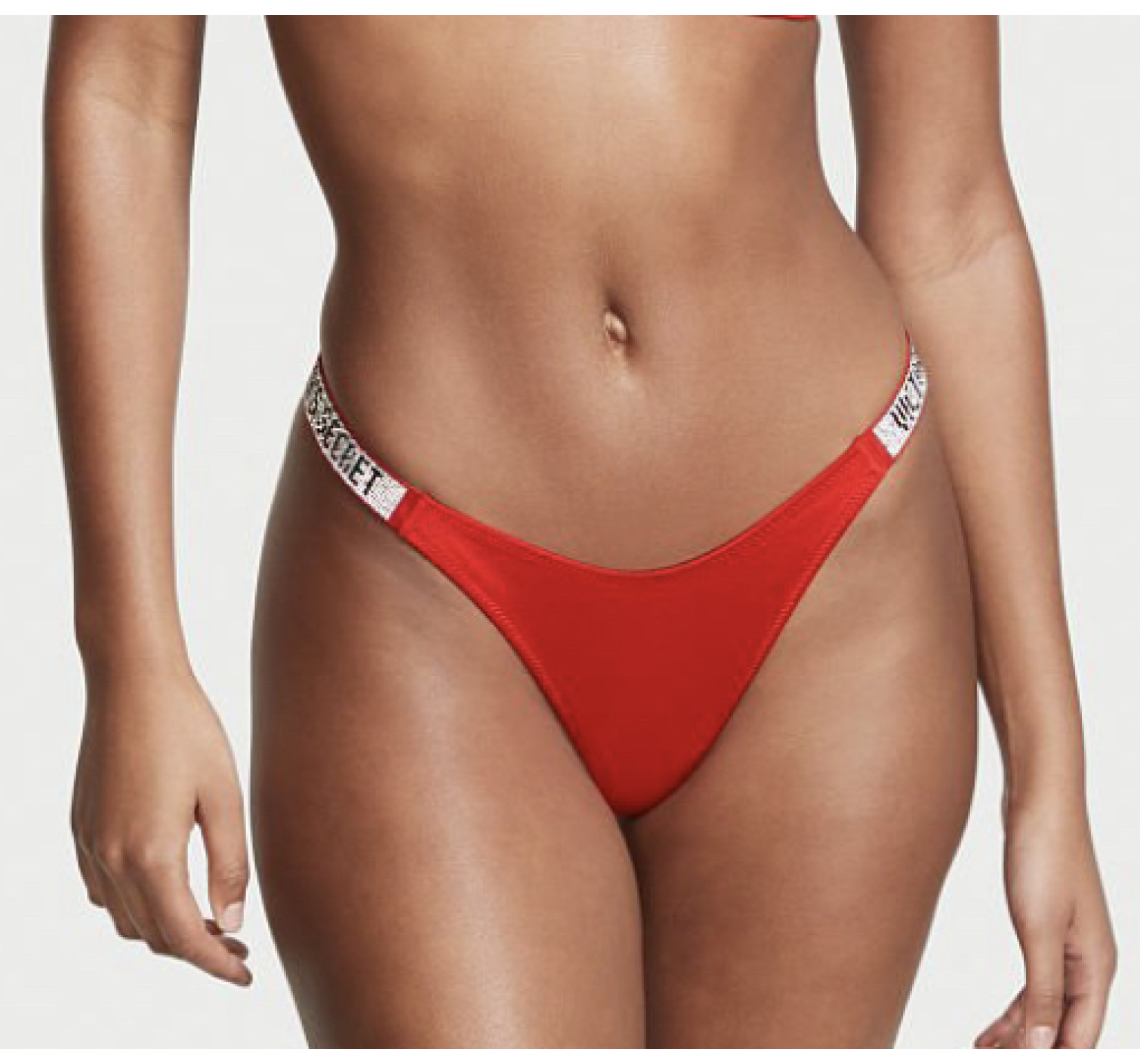 Червоний купальник з подвійним пушапом Shine Strap SWIM Вікторія Сікрет