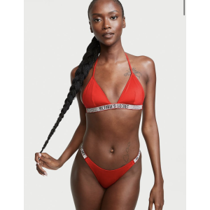 Купальник Triangle Shine Strap Swim Top & Thong bottom