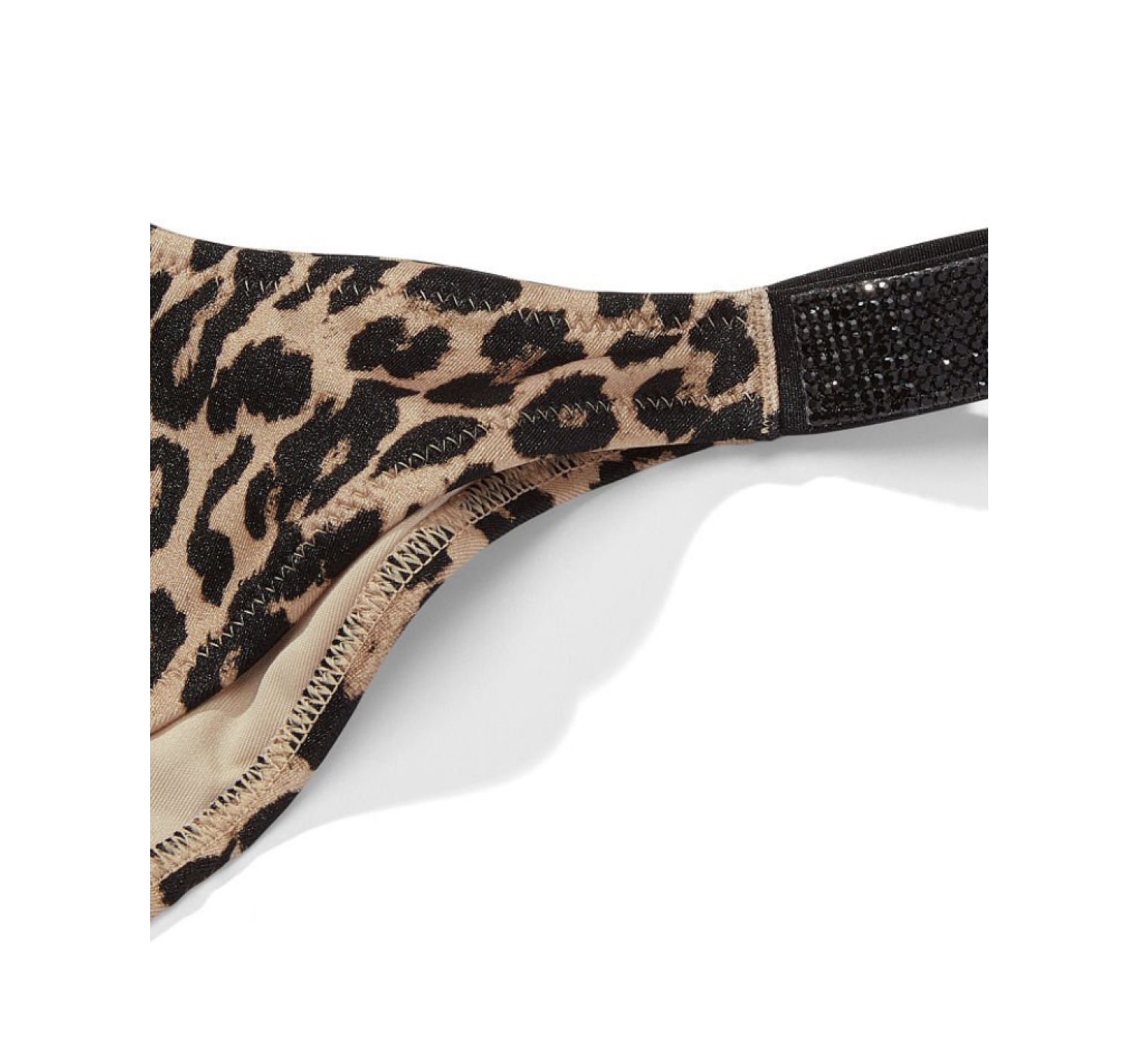Купальник c двойным пушап Shine Strap Leopard SWIM Виктория Сикрет