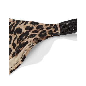 Купальник c двойным пушап Shine Strap Leopard SWIM Виктория Сикрет
