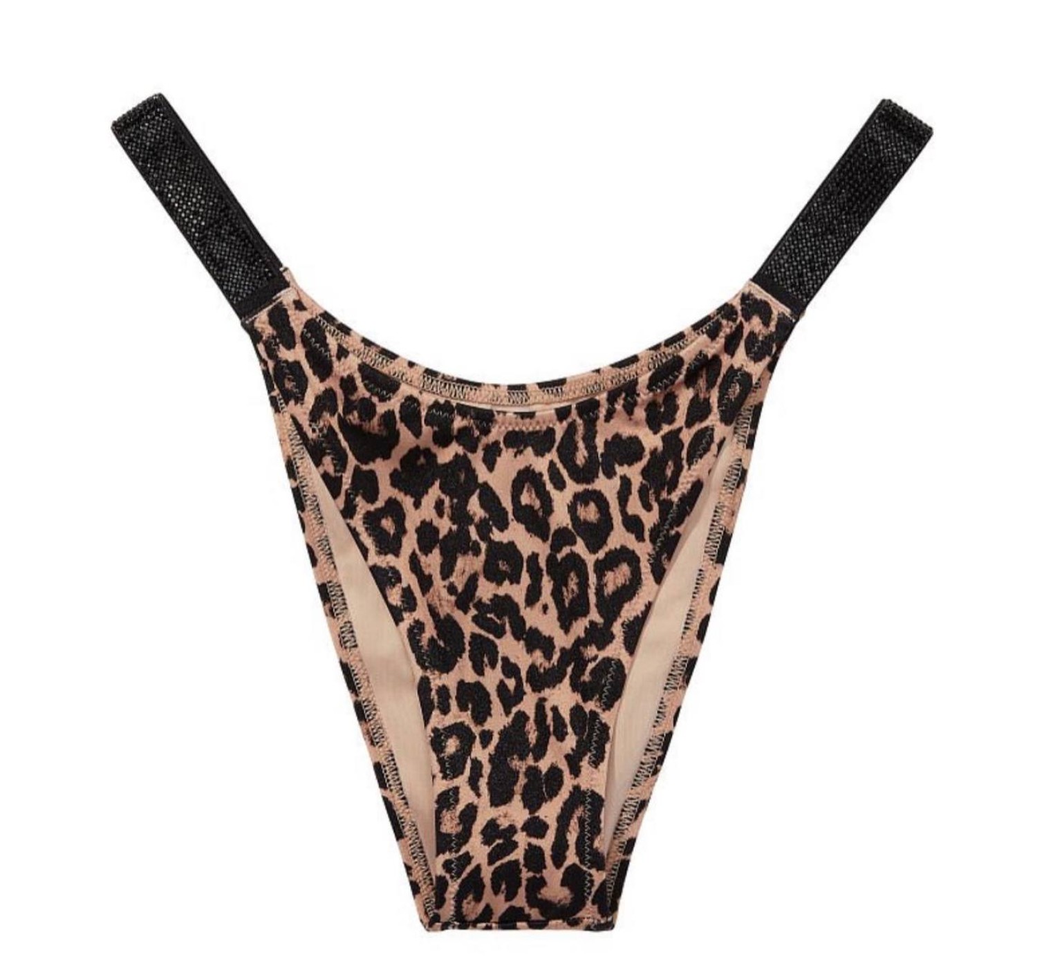 Купальник c двойным пушап Shine Strap Leopard SWIM Виктория Сикрет
