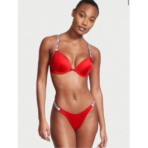 Червоний купальник з подвійним пушапом Shine Strap SWIM Вікторія Сікрет