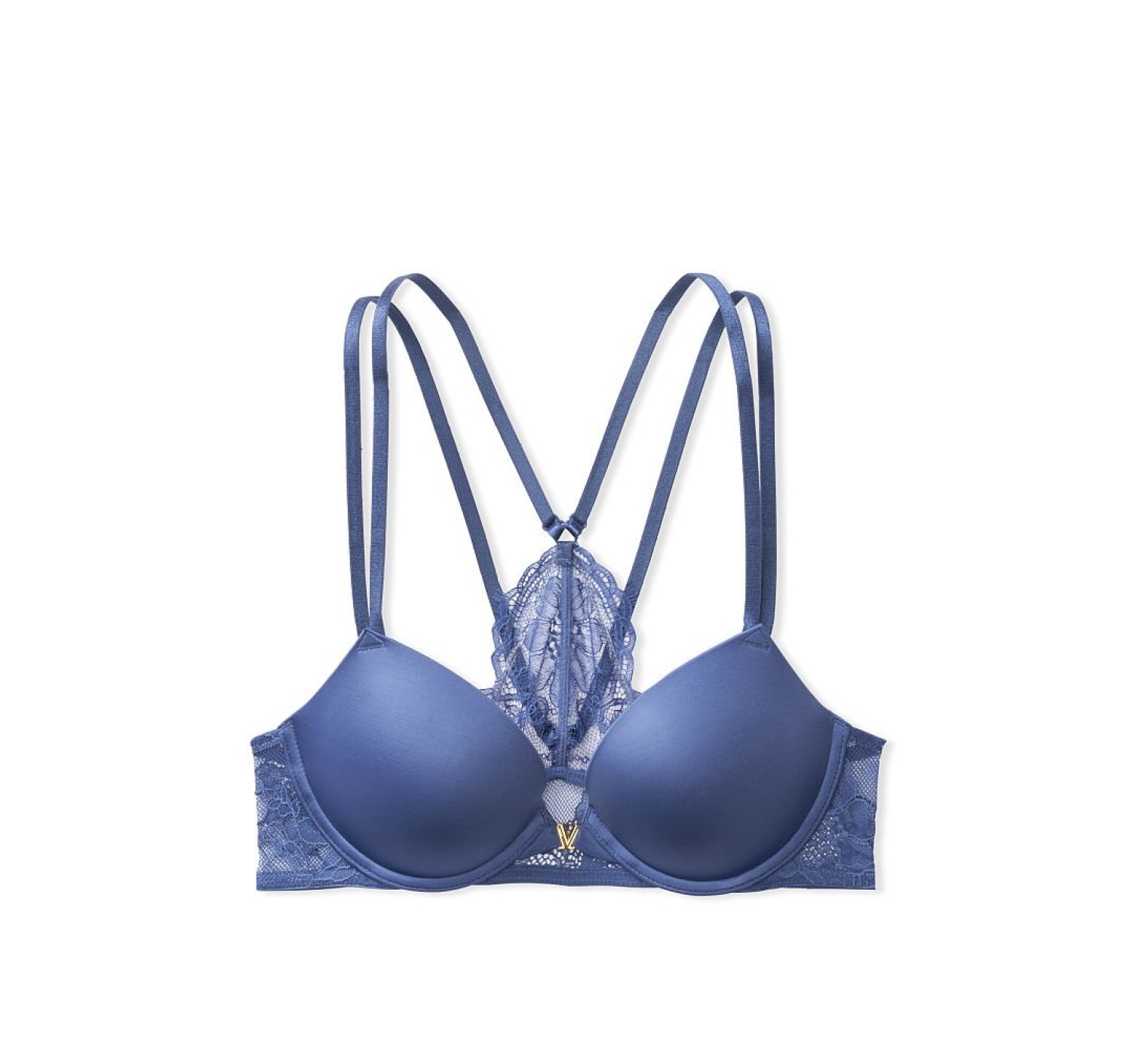 Комплект белья Victoria’s Secret Very Sexy Push-up Blue Lace Bra set