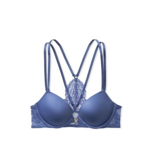 Комплект белья Victoria’s Secret Very Sexy Push-up Blue Lace Bra set