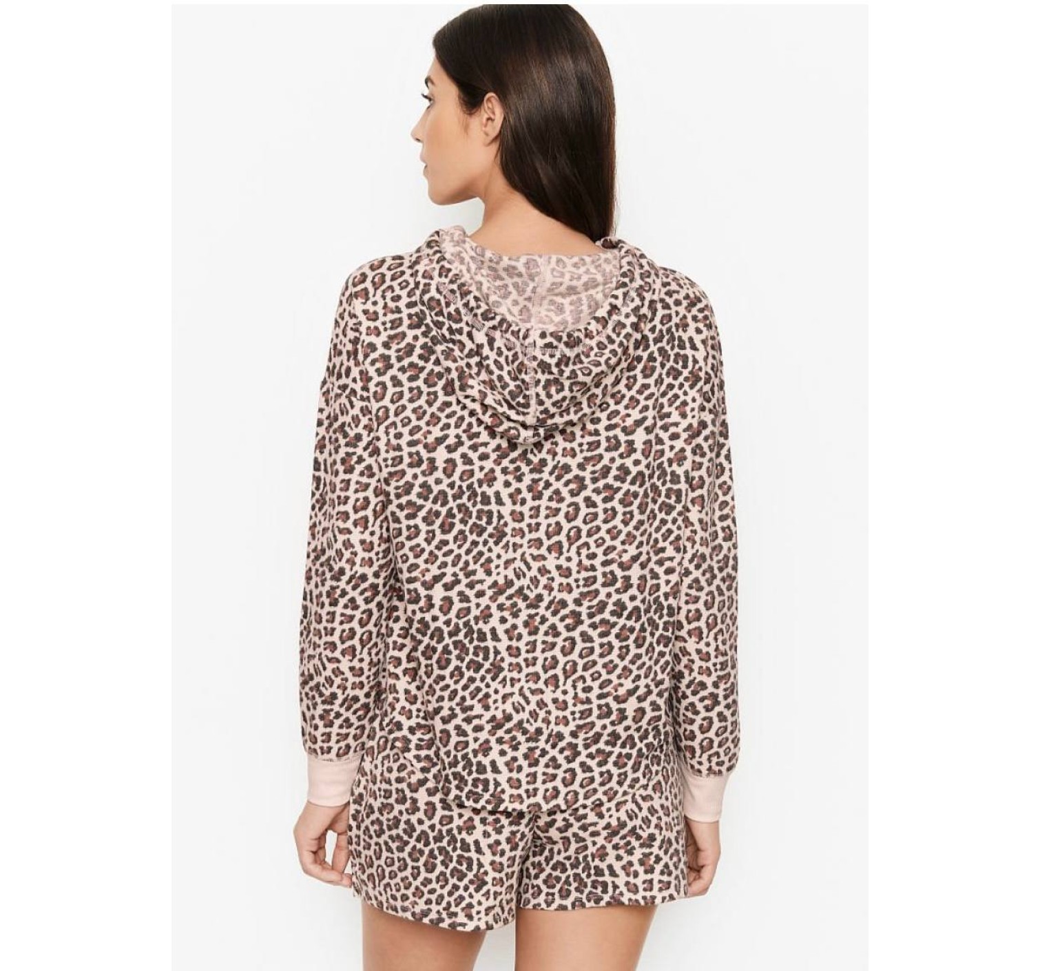 Піжама Victoria's Secret Leopard Thermal Shott PJ Set