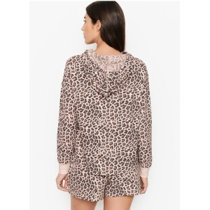 Піжама Victoria's Secret Leopard Thermal Shott PJ Set