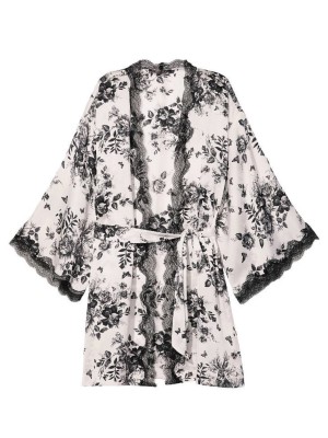 Халат Victoria's Secret Satin Lace Kimono