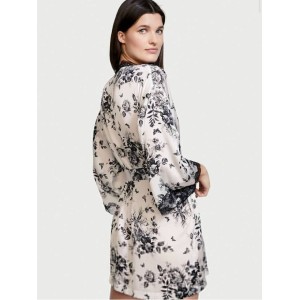 Халат Victoria’s Secret Satin Lace Kimono