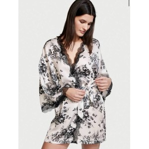 Халат Victoria’s Secret Satin Lace Kimono