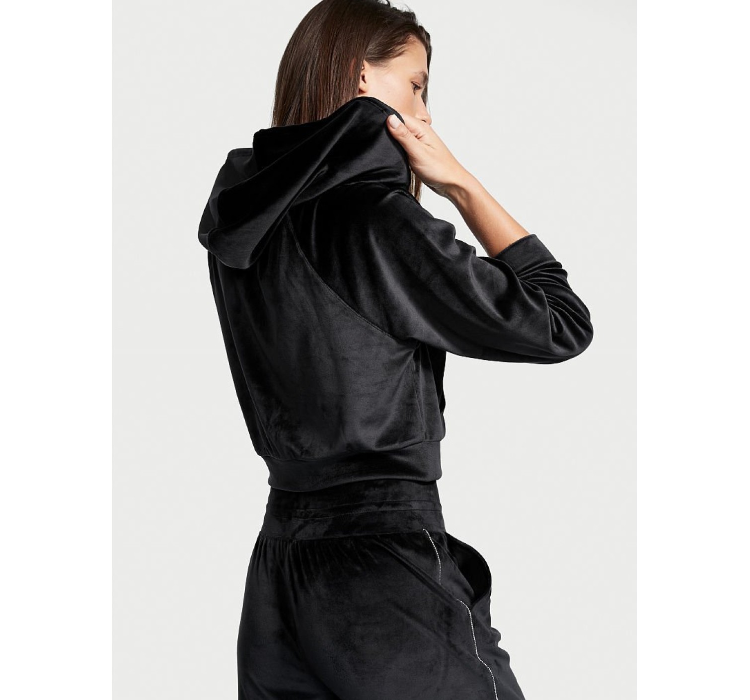 Велюровий спортивний костюм Diamanté Inset Velour