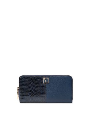 Кошелек The Victoria Wallet V-logo Black & Blue