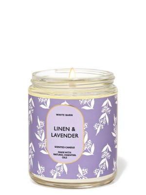 Свеча Linen & lavender Bath And Body Works Candle 