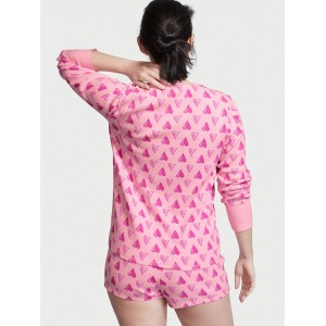 Пижама Victoria’s Secret Thermal Short PJ Set Heart print