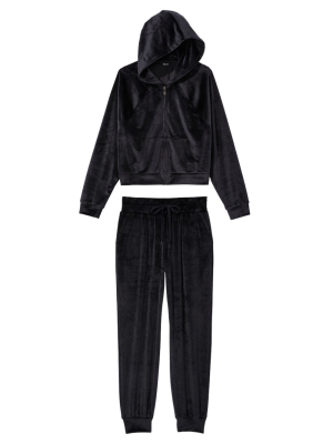 Велюровый спортивный костюм Velour Full-Zip Hoodie & Jogger
