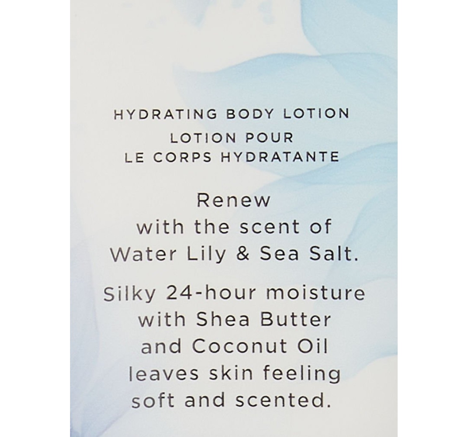 Лосьон для тела Water Lily Sea Salt RENEW Lotion
