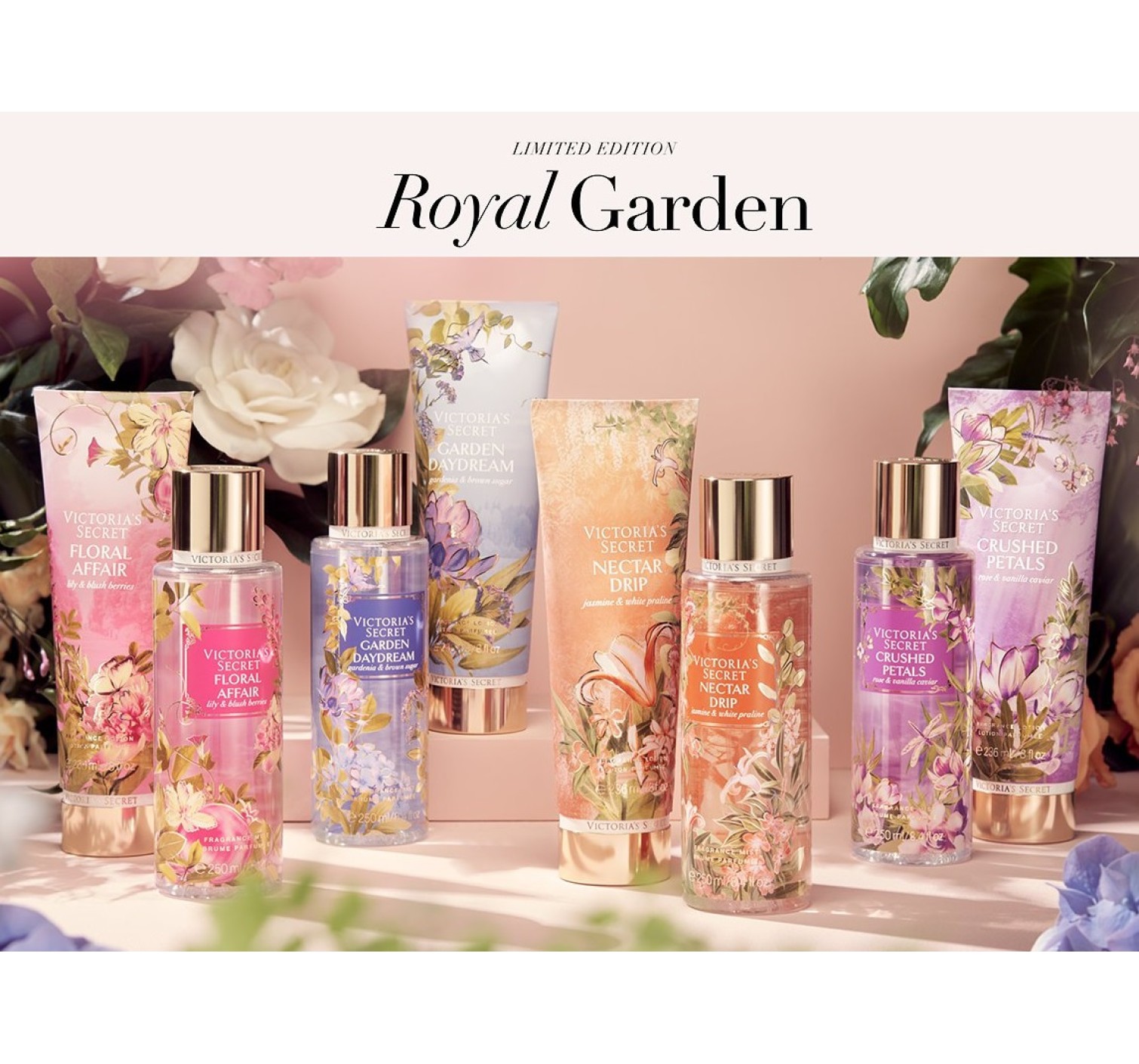 Спрей для тела Crushed Petals — Royal Garden Fragrance Mist