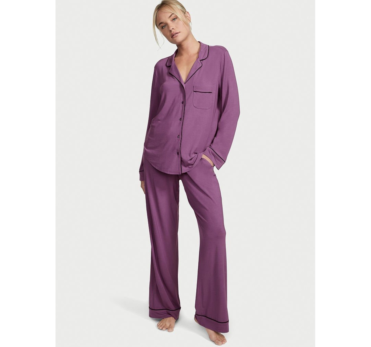 Пижама Modal Heavenly Long Pj Set Purple
