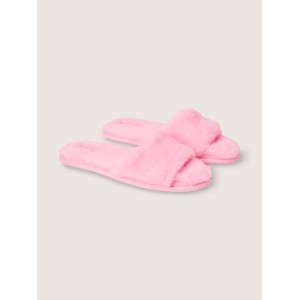 Домашние тапочки Victoria’s Secret PINK Faux Fur Slippers