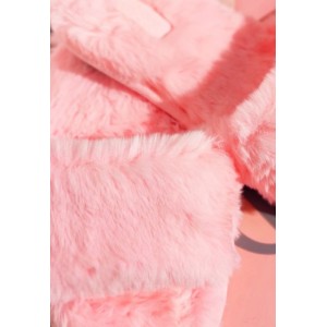 Домашние тапочки Victoria’s Secret PINK Faux Fur Slippers