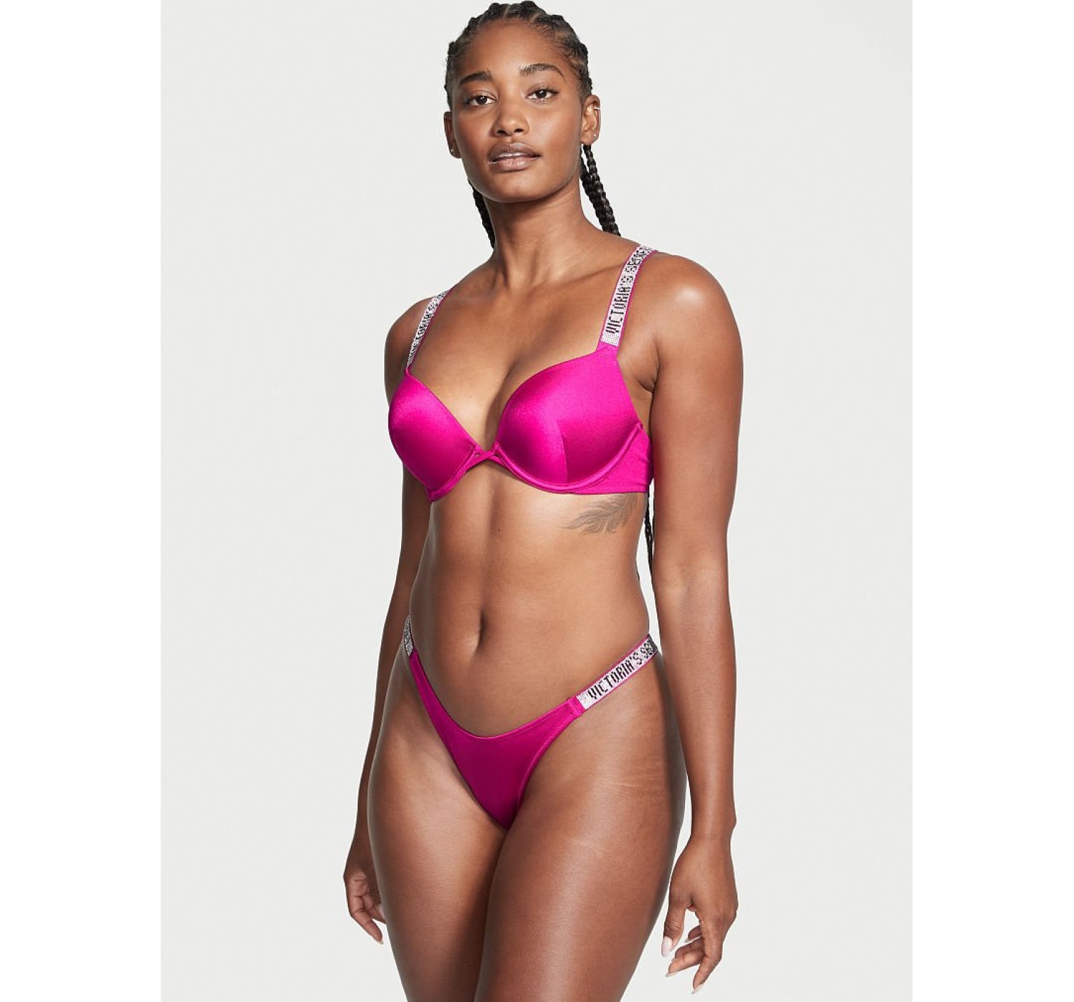 Купальник Bombshell Add-2-cups Shine Strap SWIM Wicked Rose