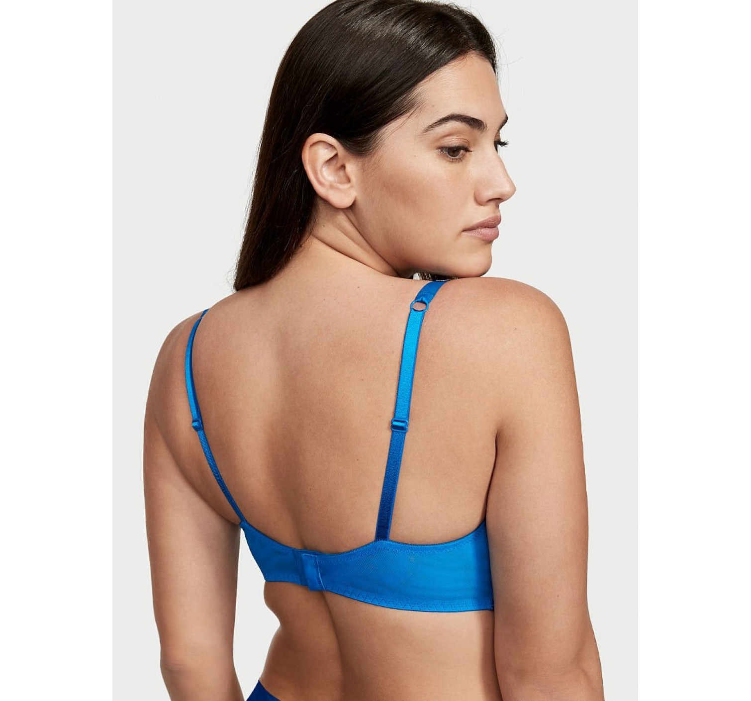 Бюстгальтер Shine Strap Push-up Bra Blue Enamel