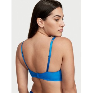 Бюстгальтер Shine Strap Push-up Bra Blue Enamel
