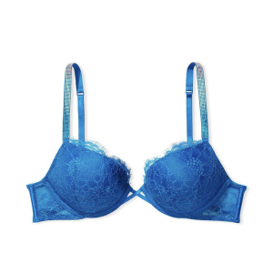 Бюстгальтер Shine Strap Push-up Bra Blue Enamel