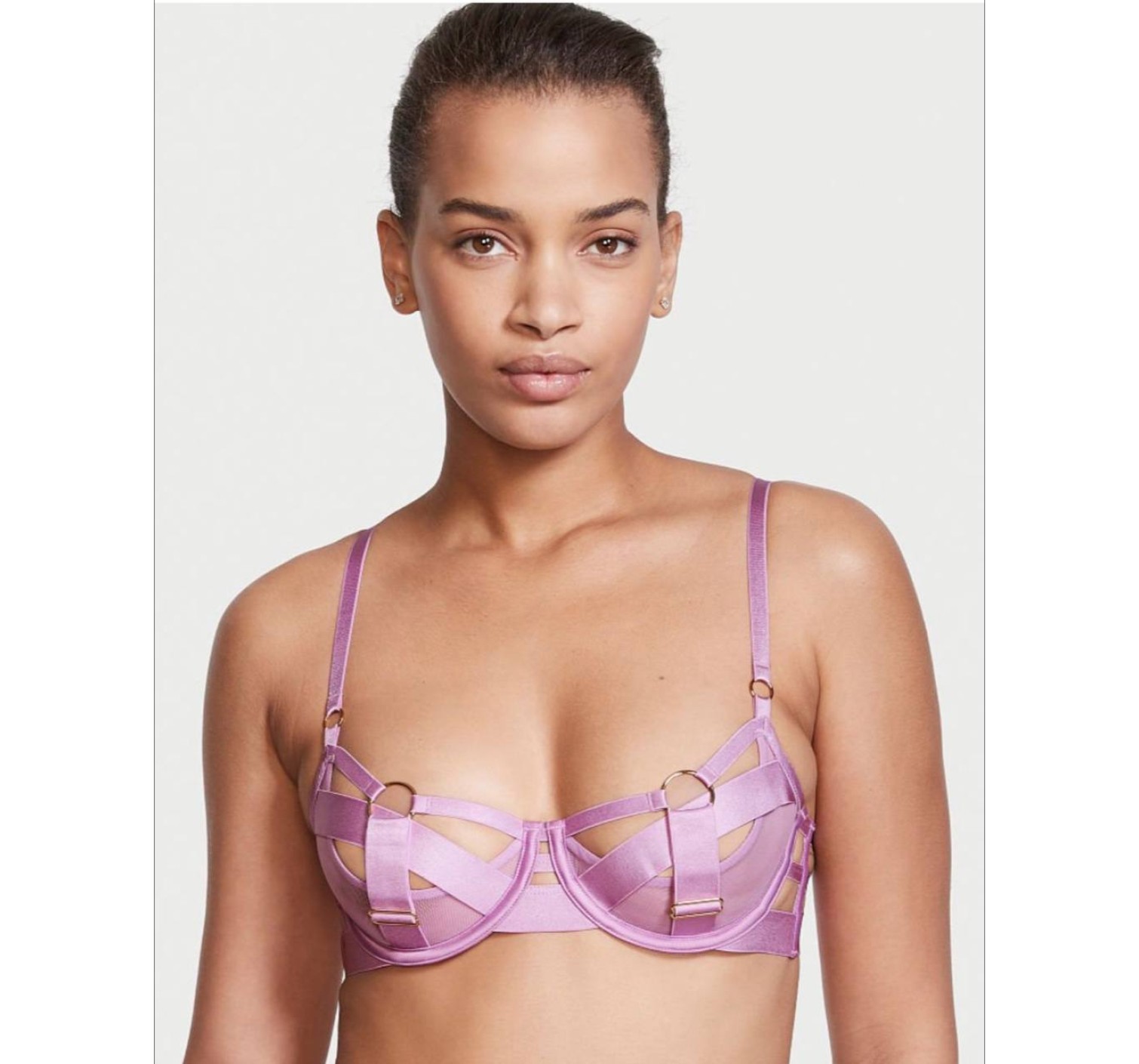 Комплект белья Very Sexy LUXE LINGERIE Strappy Demi Bra Set