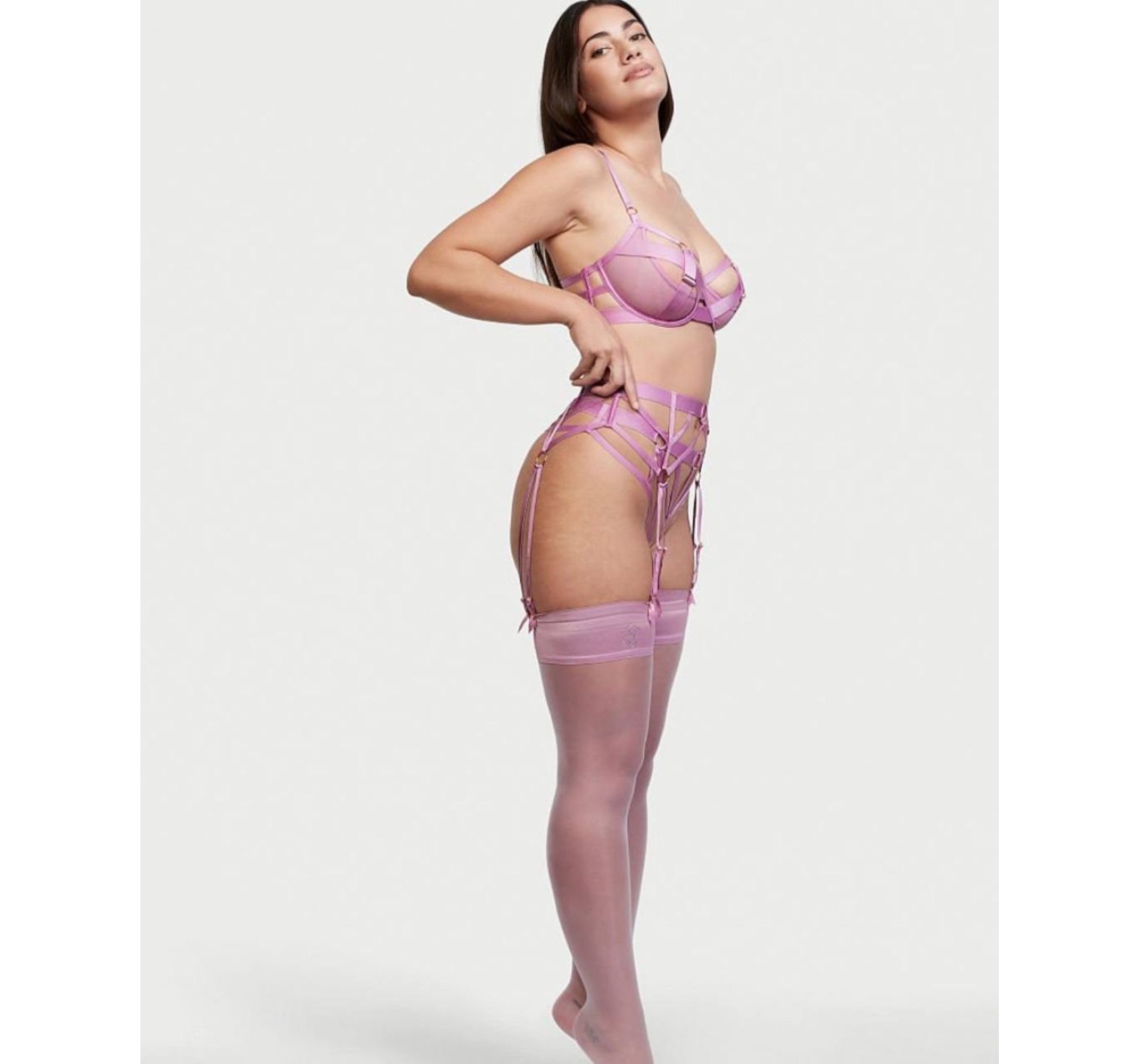 Комплект белья Very Sexy LUXE LINGERIE Strappy Demi Bra Set
