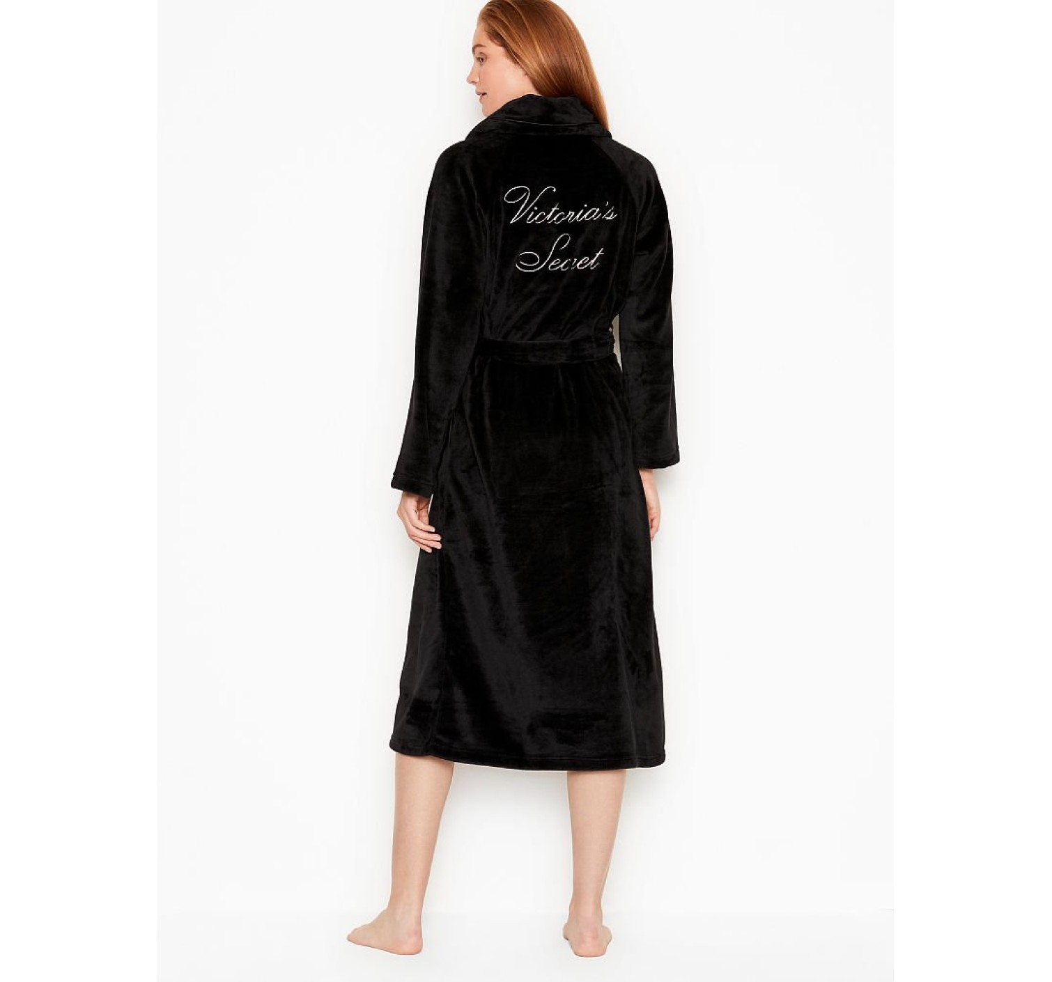 Халат Logo Long Cozy Robe Black