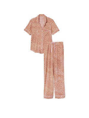 Пижама Modal Printed Leopard Long PJ Set