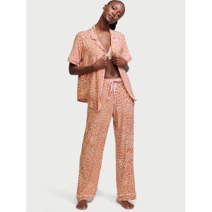 Пижама Modal Printed Leopard Long PJ Set