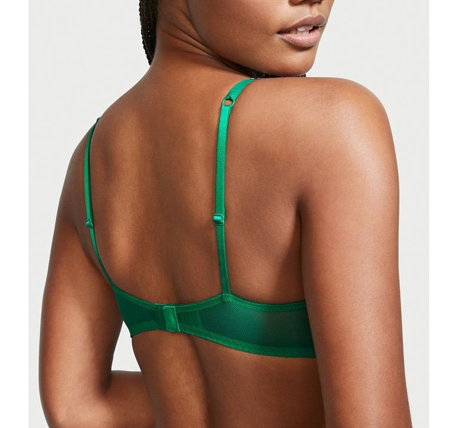 Комплект белья Very Sexy Lace Shine Strap Push-up Bra set Green