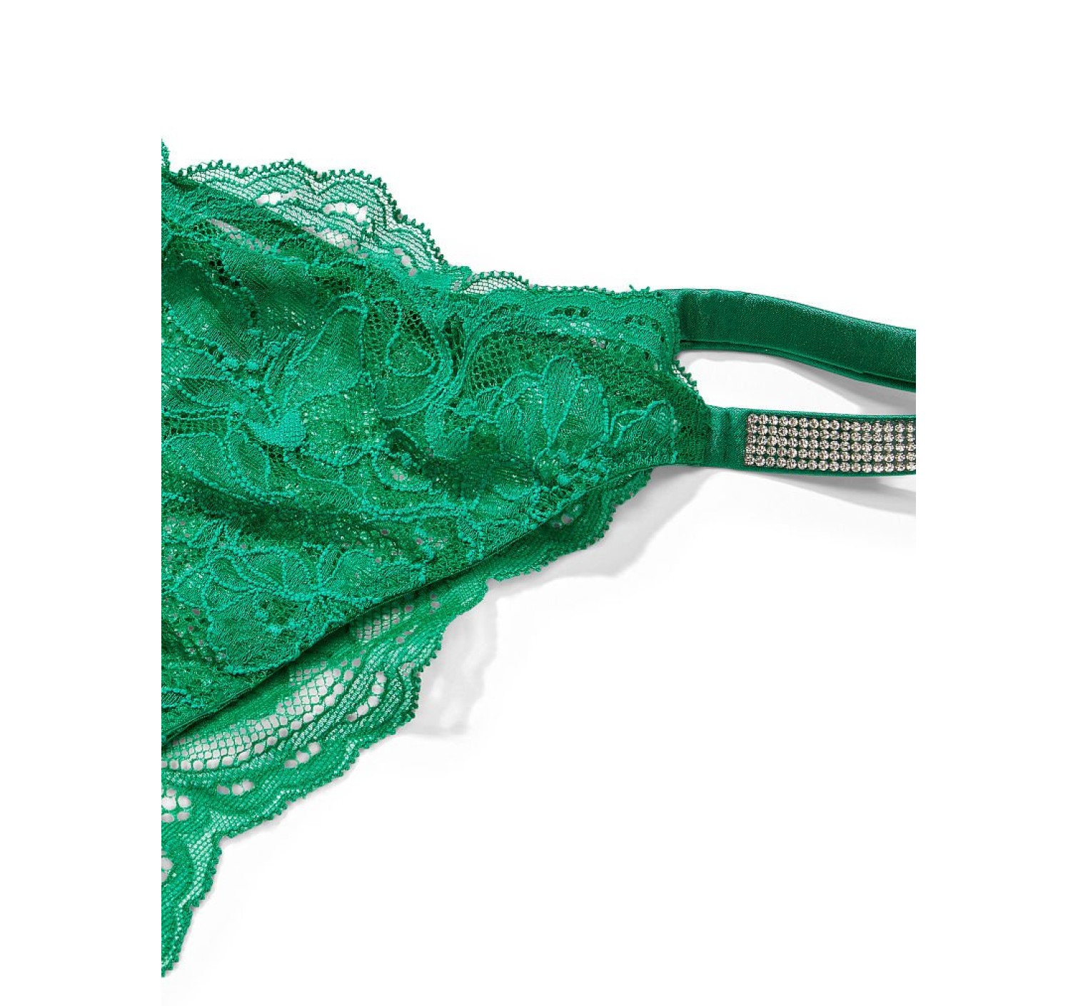 Комплект белья Very Sexy Lace Shine Strap Push-up Bra set Green