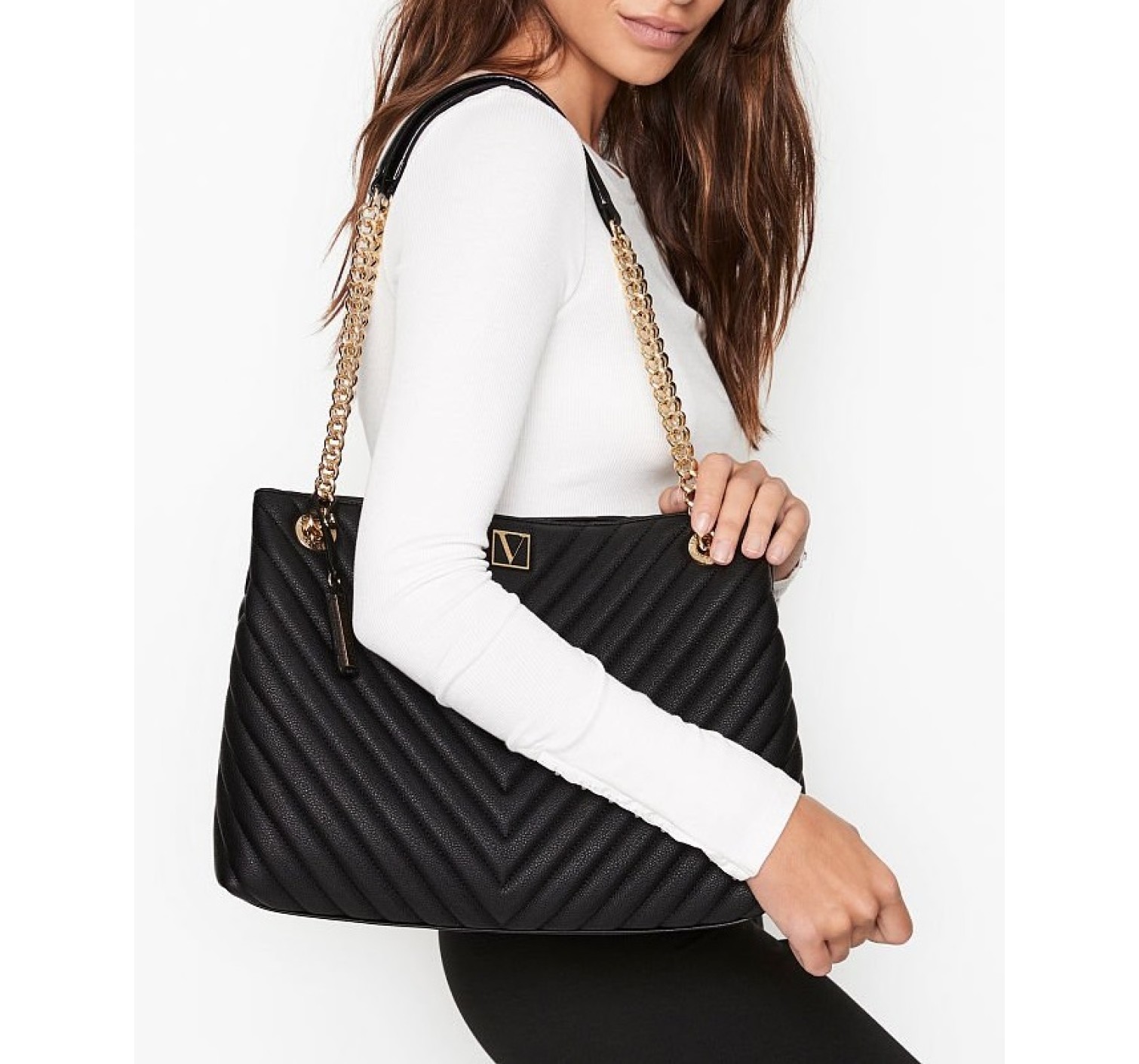Сумка The Victoria Shoulder Tote Black Lily