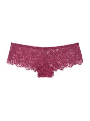 Трусики Lace Cheeky Panty Velvet Maroon