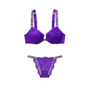 Филетовый комплект белья Very Sexy Bombshell push-up bra set