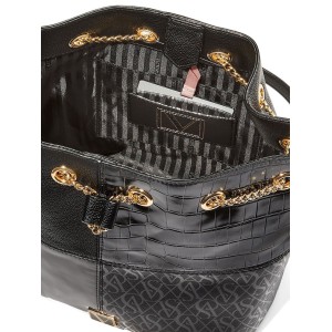 Сумка Стильная The Victoria Bucket Bag Black Noir Patchwork