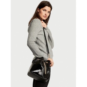 Сумка Стильная The Victoria Bucket Bag Black Noir Patchwork